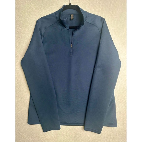 Z by Zella Other - Z by Zella Mens Navy Blue Quarter Zip Pullover Thumbhole Activewear Top Large